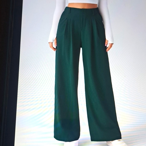 MEDIUM (TALL)     HALARA FLEX WIDE LEG WAFFLE PANTS - Picture 3 of 8